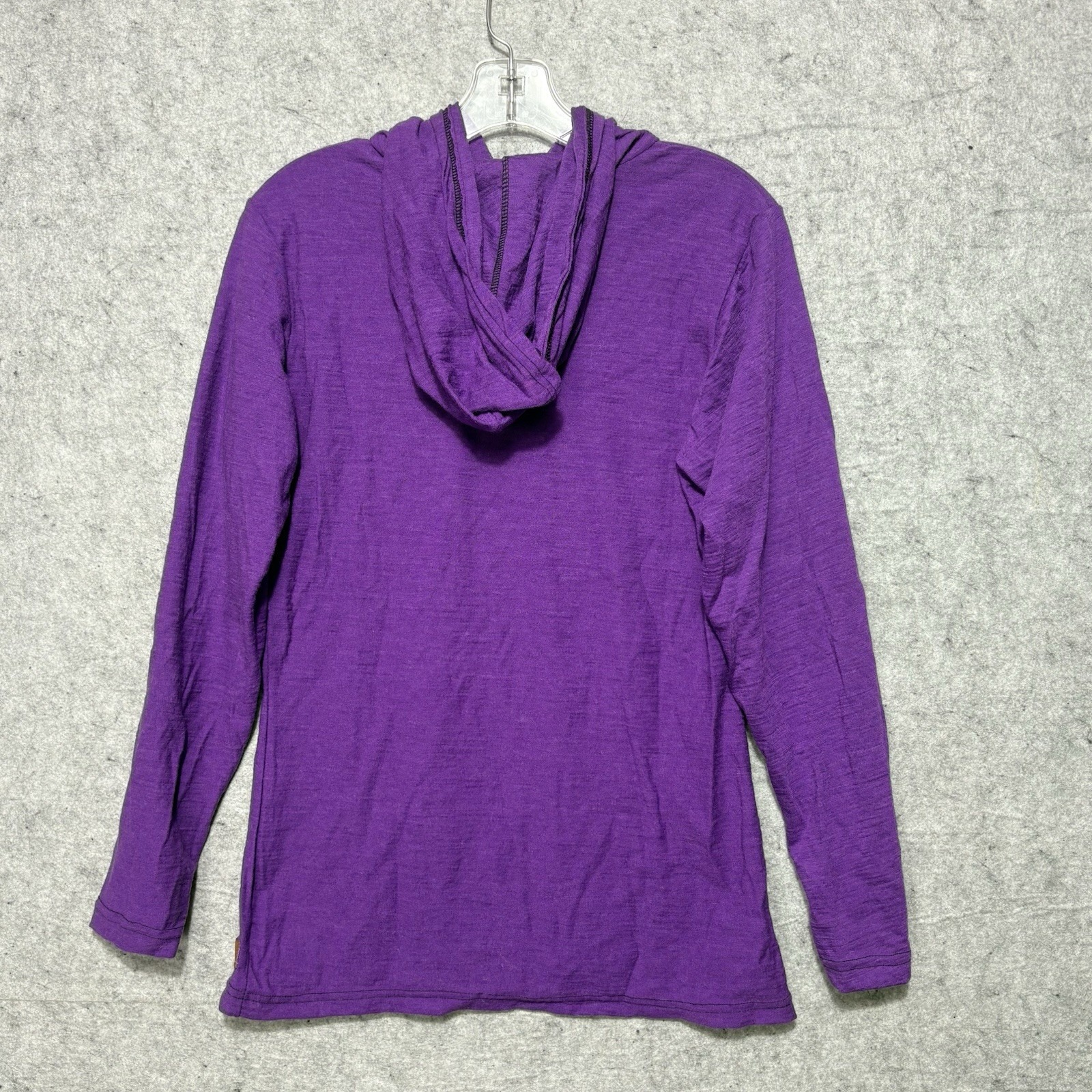 Appalachian Gear Co Alpaca Tencel Hoodie Women's S Purple Usa Made Hiking — image 4 of 8